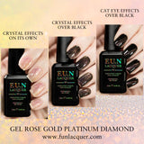 Rose Gold Platinum Diamond Magnetic Gel Polish