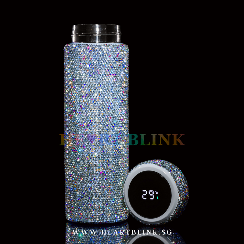 Crystal Digital Smart Touch Thermos Flask