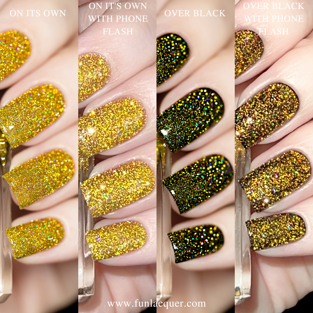 Christmas Eve Holo Reflective Glitter Gel Polish – F.U.N LACQUER