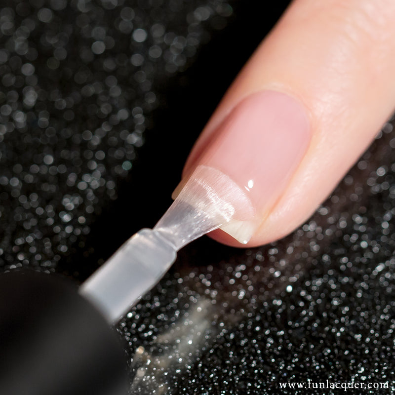 Nail art - transparent gel nail | Gel nails, Nail art, Nails inspiration