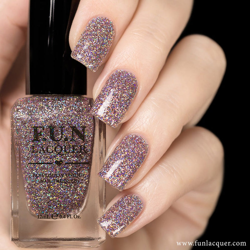 Poetic Justice - Rose Gold Foil Nail Polish – Sugar Drizzle