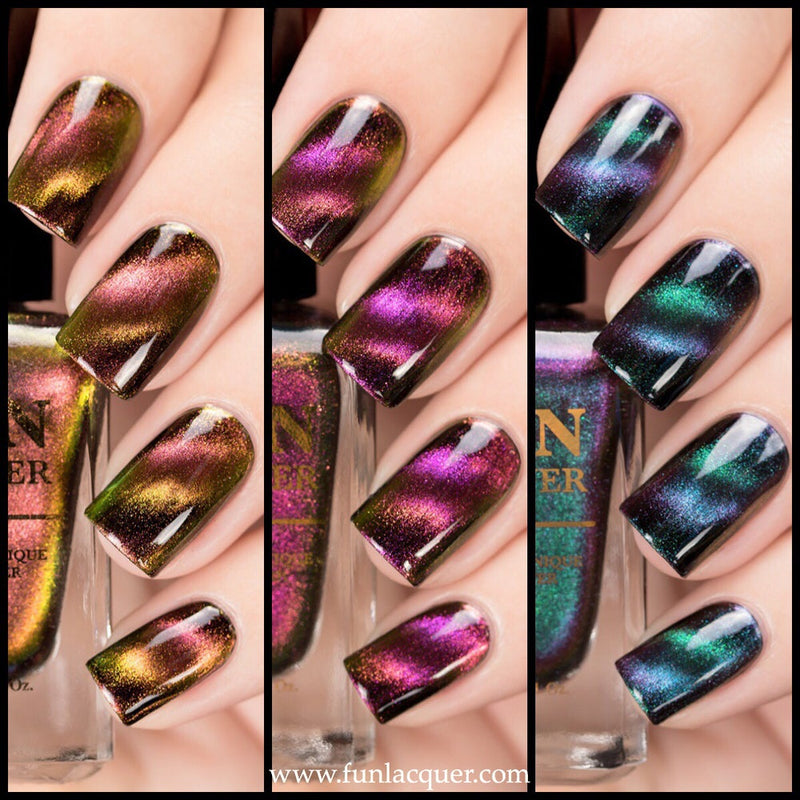 4th Anniversary Collection Multichrome Magnetic Nail Polish – F.U.N LACQUER