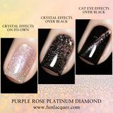 Purple Rose Platinum Diamond Magnetic Gel Polish