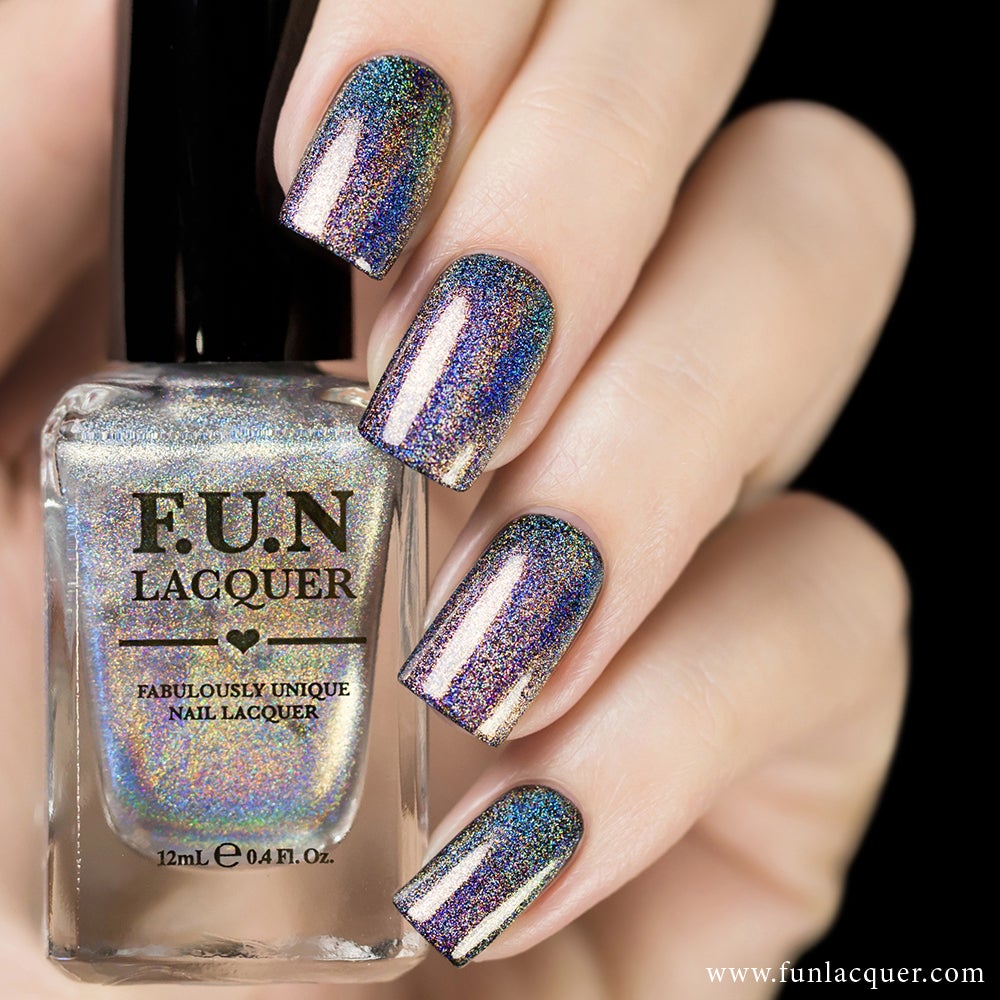Diamond Linear Holographic Top Coat – F.U.N LACQUER