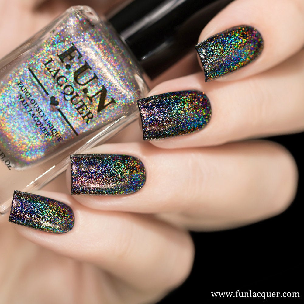 高品質 Diamond LACQUER F.U.N – Coat Top Holographic Linear ネイルカラー・マニキュア