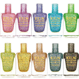 F.U.N Lacquer 6th Anniversary Collection Holographic Glitter Nail Polish