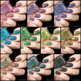 F.U.N Lacquer 6th Anniversary Collection Holographic Glitter Nail