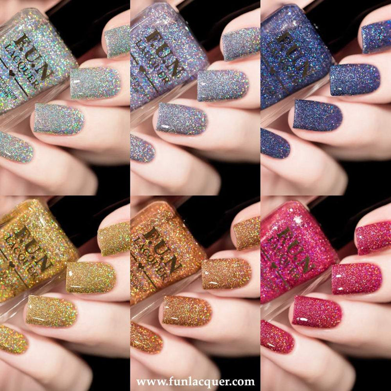 Birthday 2019 Collection Holographic Glitter Nails