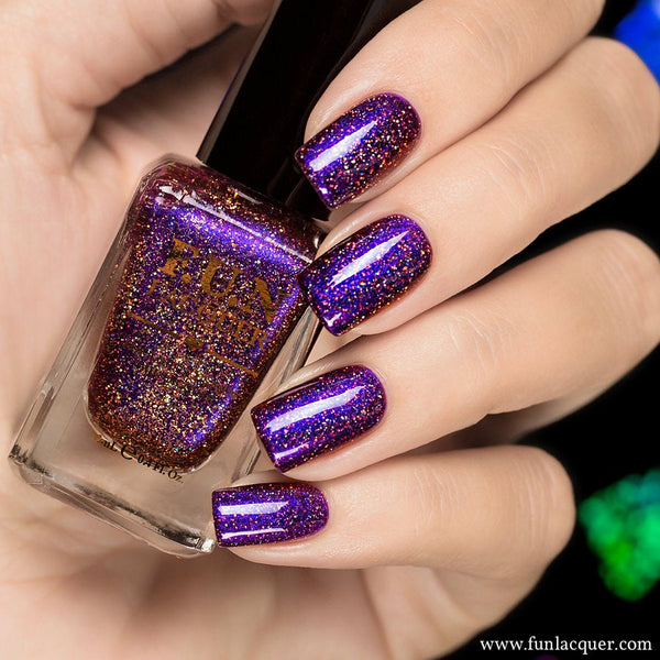 Fun Lacquer Holographic Multichrome  Cheers To The Holidays H 3
