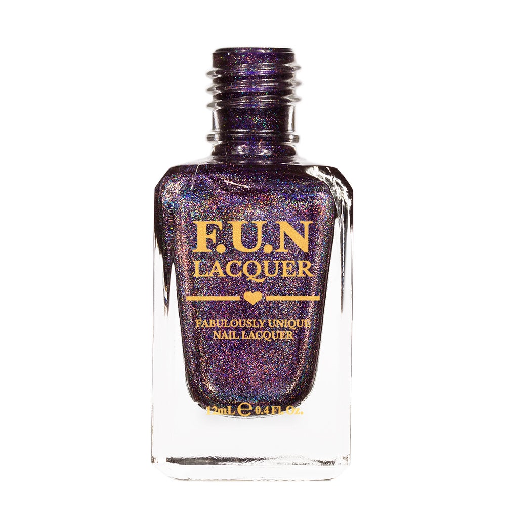 Evening Gown Purple Linear Holographic Nail Polish – F.U.N LACQUER