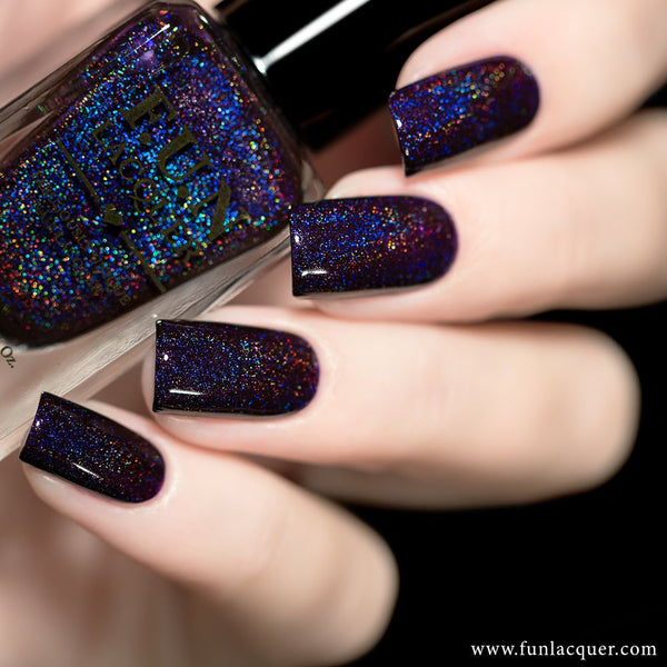 Evening Gown Purple Linear Holo Nail Polish