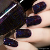 Evening Gown Purple Holographic Nail Polish