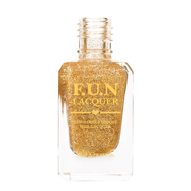 Gold Diamond Dust Gold Holographic Top Coat
