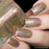Lady Boss Best Rose Gold Metallic Holo Nail Polish
