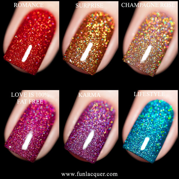 Valentine's 2020 Collection Holographic Glitters 1