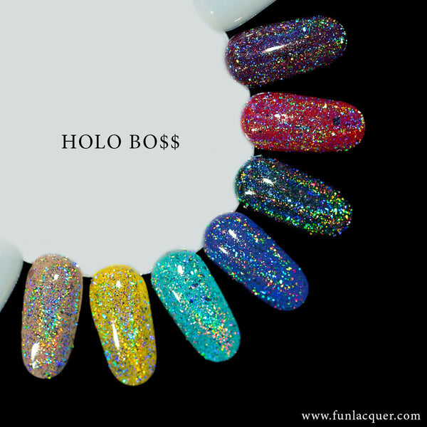 Holo Boss Holographic Powder for Holo Chrome Nails