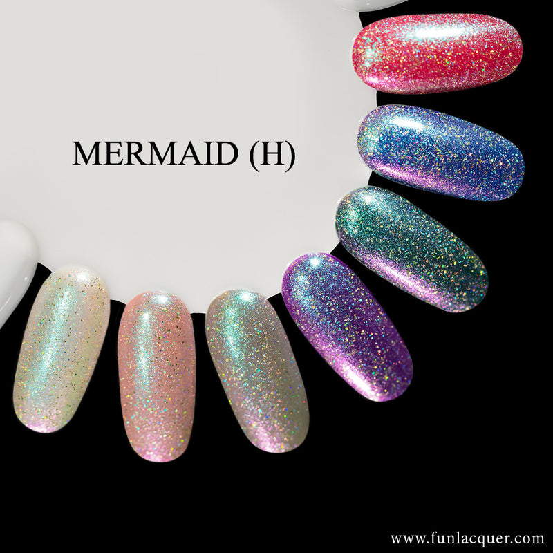 Mermaid Color Shift Nail Glitter Mix - Iris