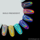 Holo President Holographic Powder for Holo Chrome Nails