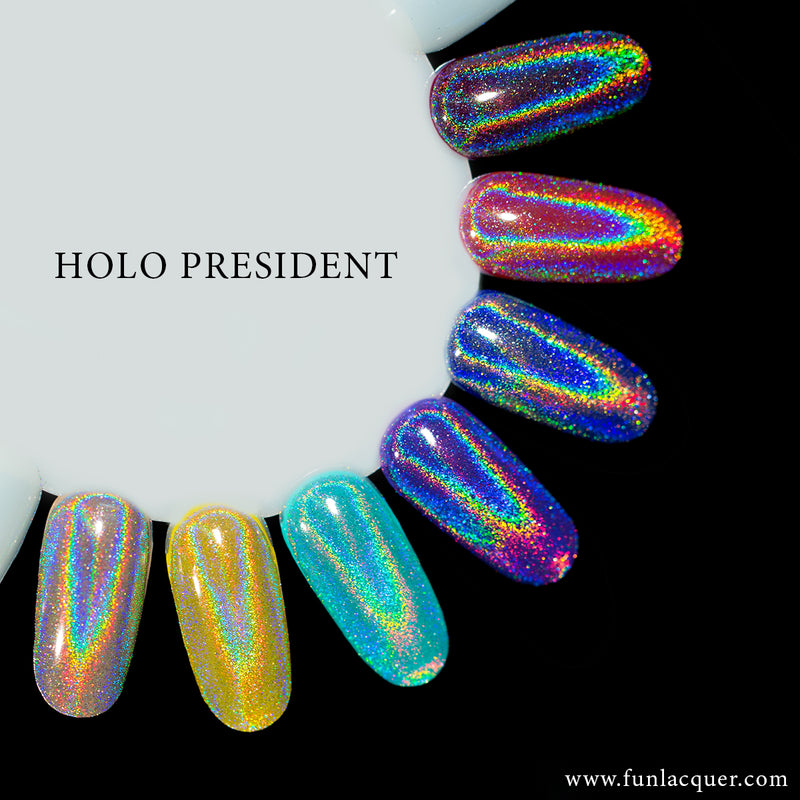 Holo Headquarters Collection Holographic Powder Chrome Nails Kit
