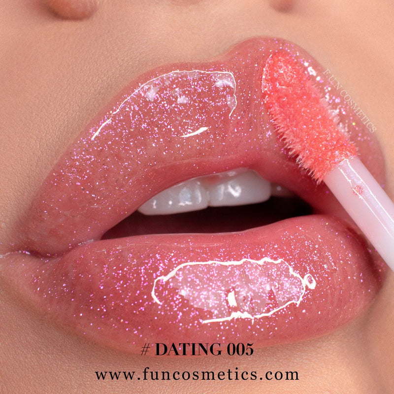 Dating 005 Color Shifting High Shine Rose Plumping Lip Gloss