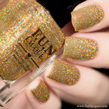 Billion Dollar Dream Gold Holo Glitter Nail Polish