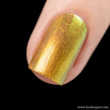 Beetle Gold Color Shifting Iridescent Nail Polish 3