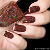 Chestnut Best Brown Holographic Nail Polish 2