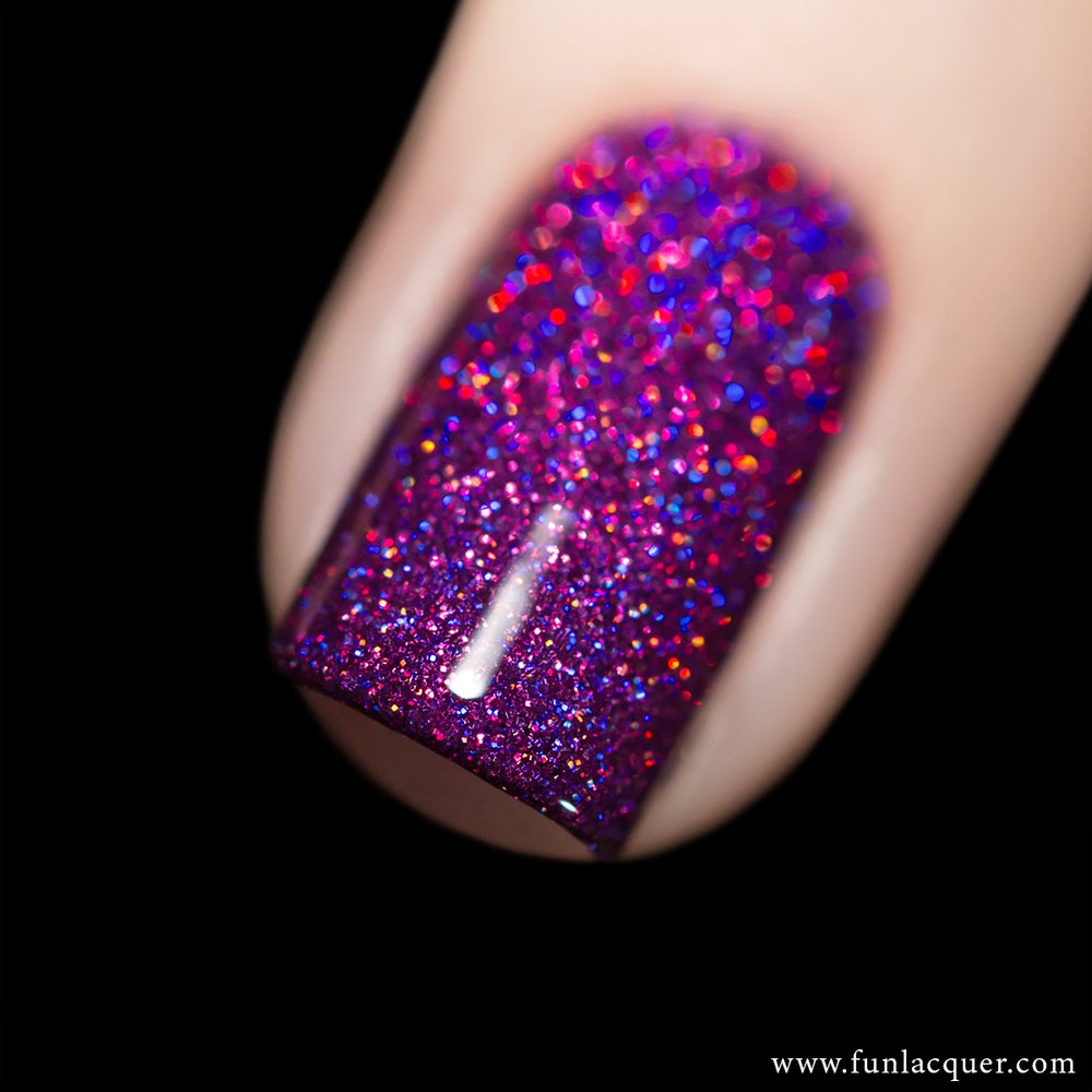 Crazy In Love Purple Holographic Glitter Nail Polish – F.U.N LACQUER