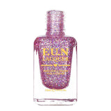 Dynamite Pink Violet Holographic Glitter Nail Polish