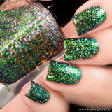 Magical (H) Green Color Shifting Holographic Nail Polish 