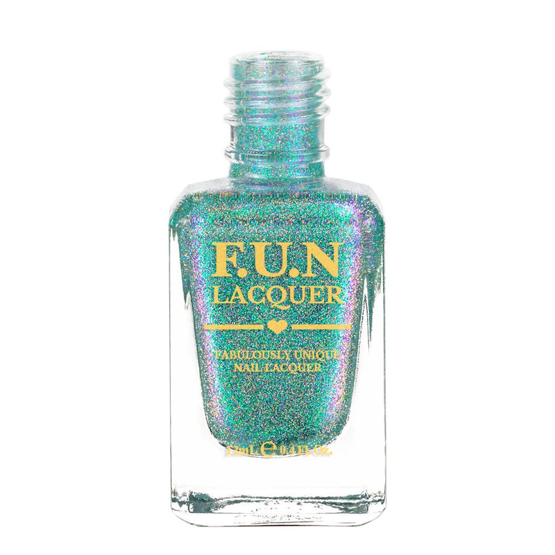 Peacock Best Teal Color Shifting Holographic Nail Polish