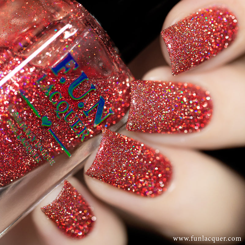 Secret Santa Holo Reflective Glitter Polish – F.U.N LACQUER