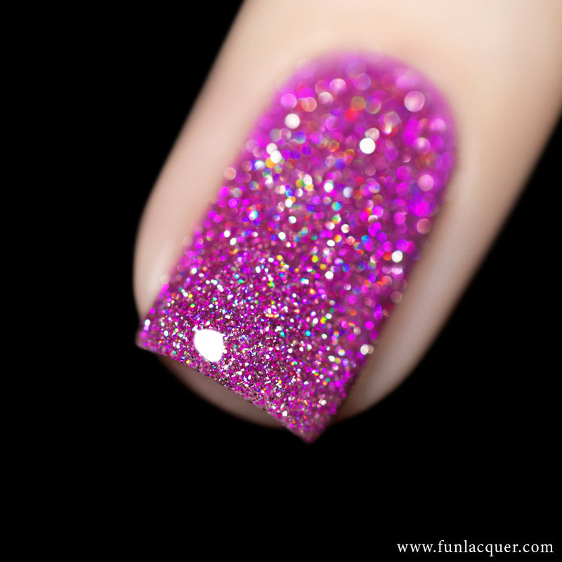 Spider Pearls~ baby pink glitter shimmer Spell nail polish 