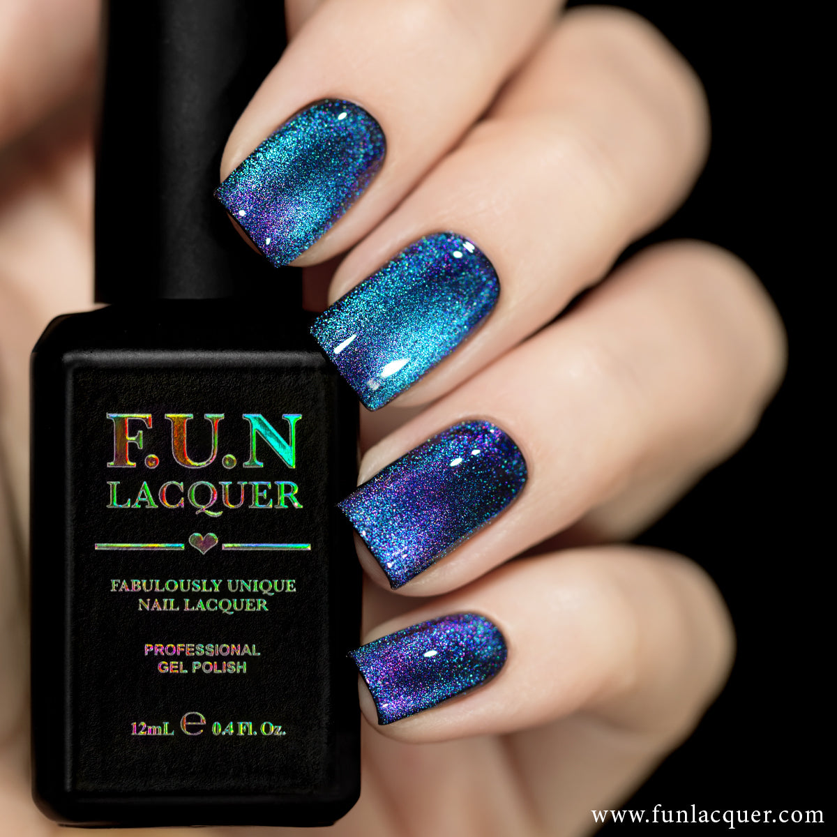 Stunning Multichrome Magnetic Gel Polish – F.U.N LACQUER