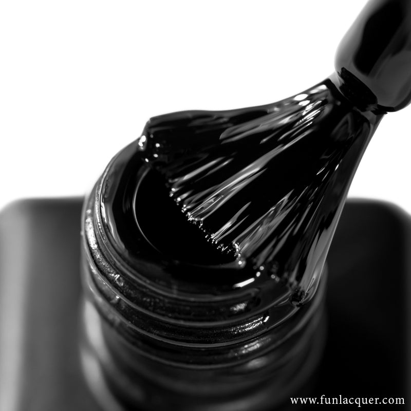 The Blackest Black Gel Polish – F.U.N LACQUER