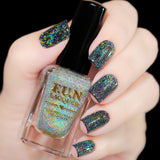 Crushed Diamond Scattered Linear Holographic Topper