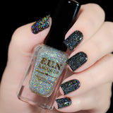 Diamond Dust Scattered Holographic Topper