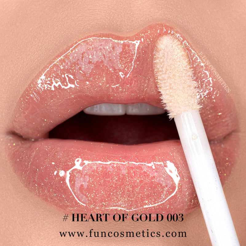 Heart of Gold 003 Color Shifting High Shine Lip Plumping Lip Gloss